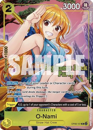 O-Nami (Beginners Deck Party [ST-23] - [ST-28] Winner Pack) (OP06-101) - Rare