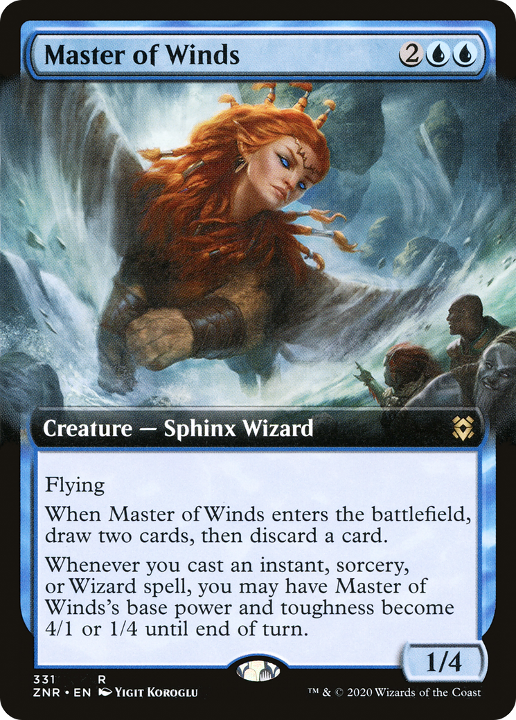 Maître des vents (art étendu) [Zendikar Rising] 