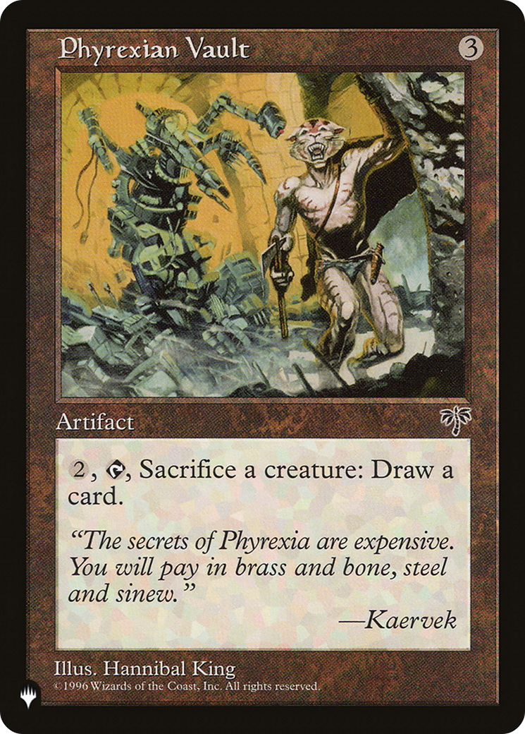 Coffre Phyrexian [La liste] 
