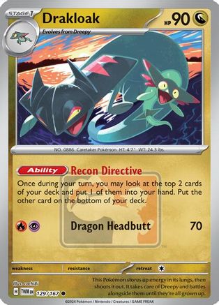 Drakloak 129  - Reverse Holofoil - Promo