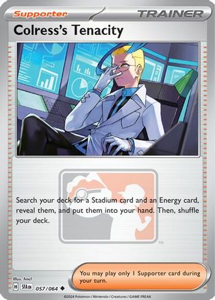 Colress's Tenacity 057  - Reverse Holofoil - Promo
