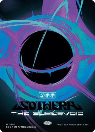 Sothera, the Supervoid (Singularity Foil) (EOE-382) - Edge of Eternities Foil