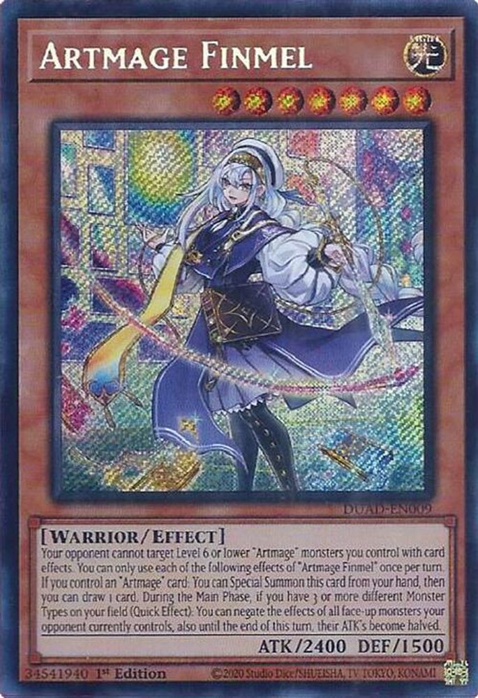 Artmage Finmel (DUAD-EN009) - Secret Rare