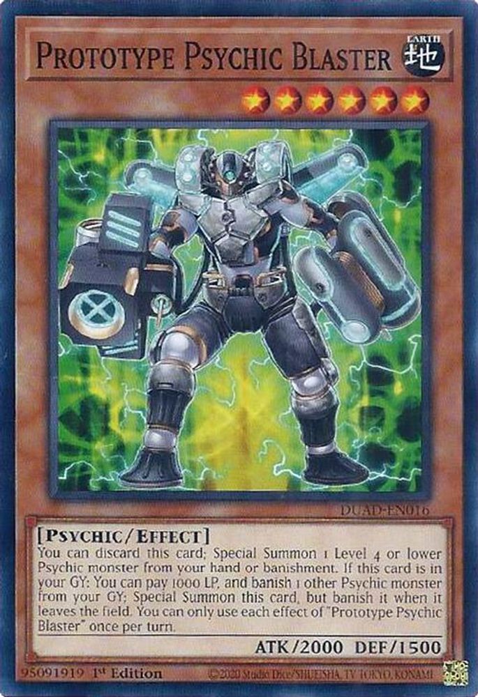 Prototype Psychic Blaster (DUAD-EN016) - Common