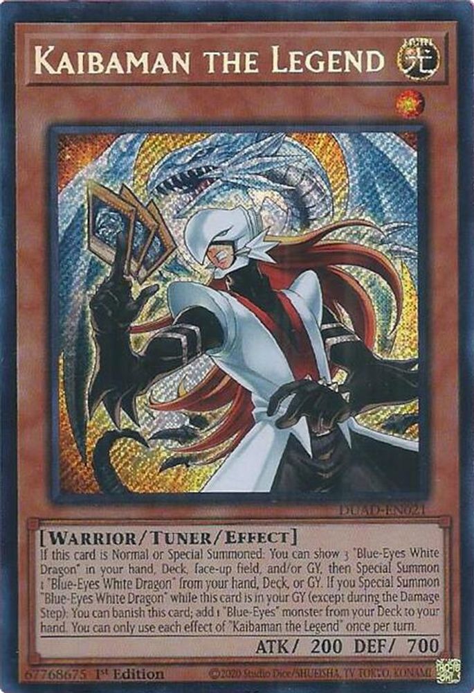 Kaibaman the Legend (DUAD-EN021) - Secret Rare