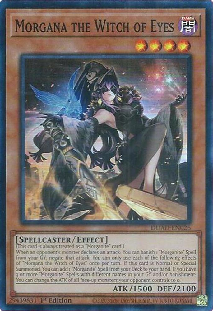 Morgana the Witch of Eyes (DUAD-EN026) - Super Rare