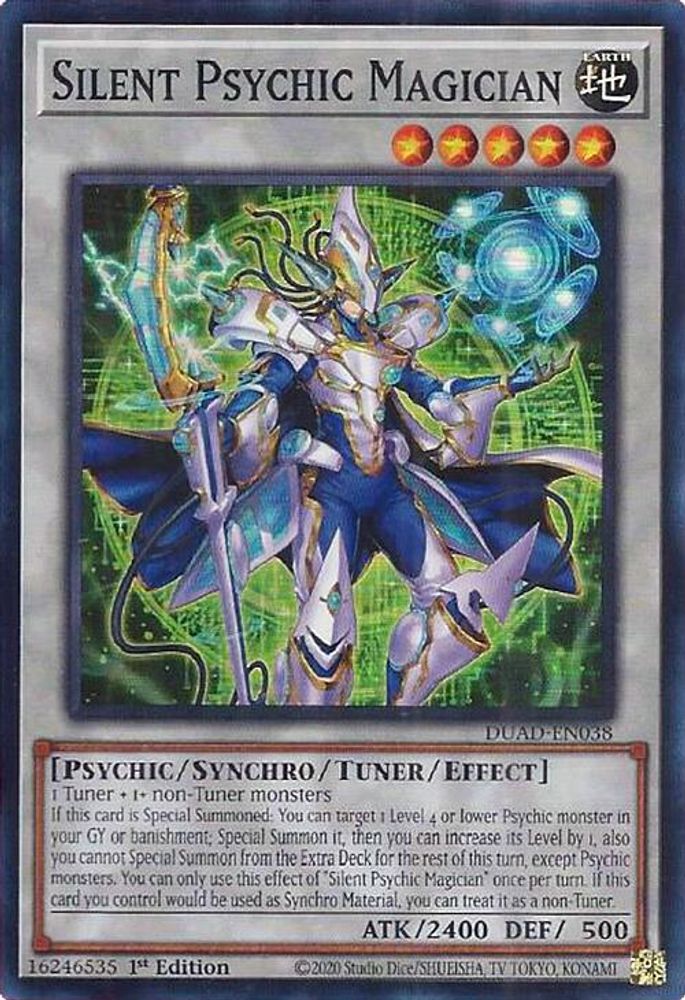Silent Psychic Magician (DUAD-EN038) - Super Rare