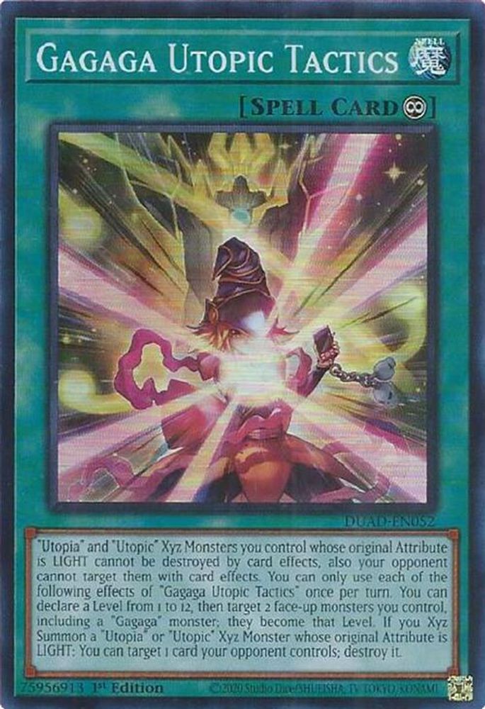 Gagaga Utopic Tactics (DUAD-EN052) - Super Rare