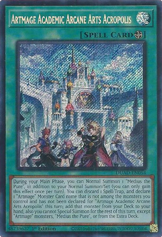 Artmage Academic Arcane Arts Acropolis (DUAD-EN054) - Secret Rare