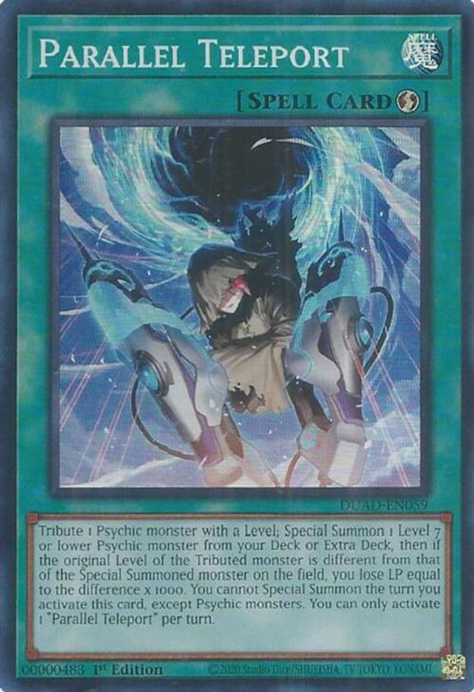 Parallel Teleport (DUAD-EN059) - Super Rare