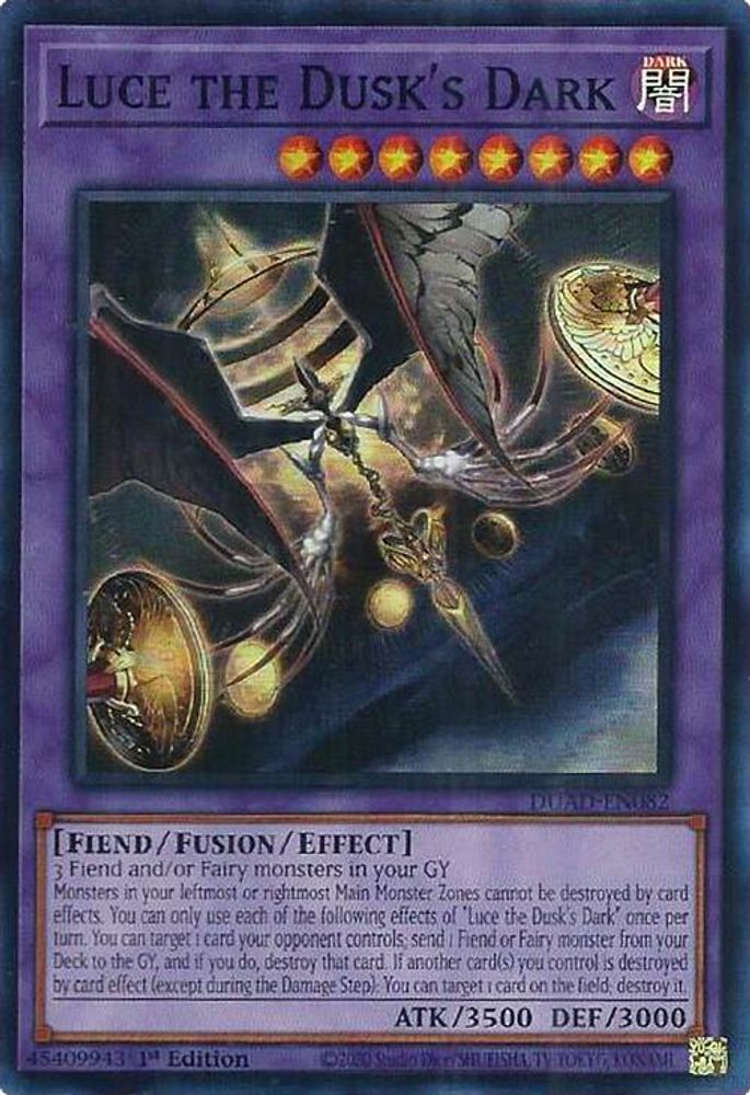 Luce the Dusk's Dark (DUAD-EN082) - Super Rare