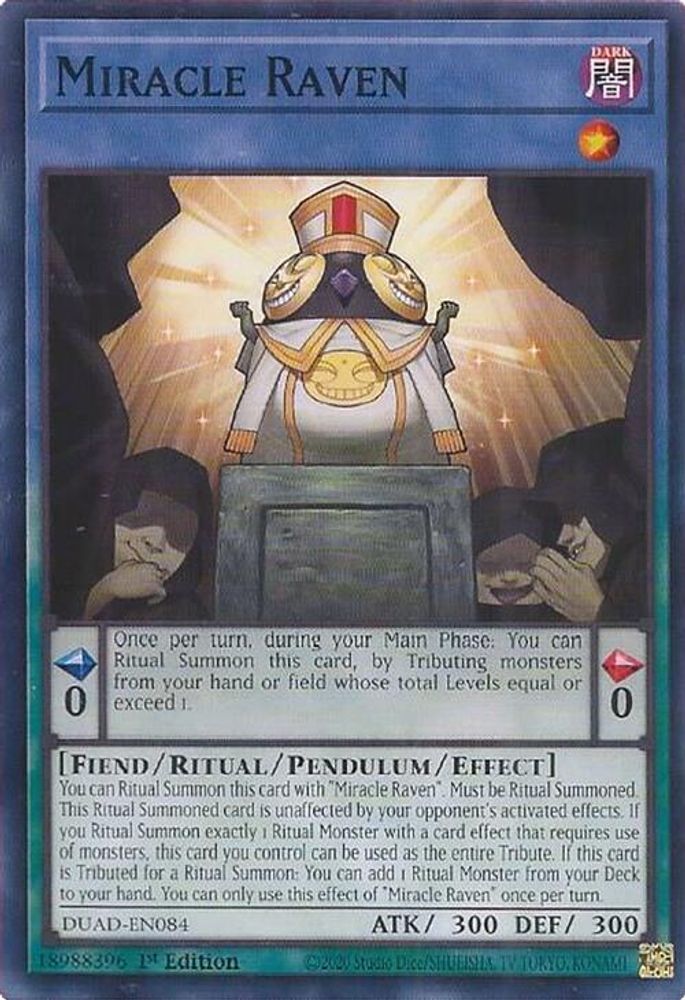 Miracle Raven (DUAD-EN084) - Common