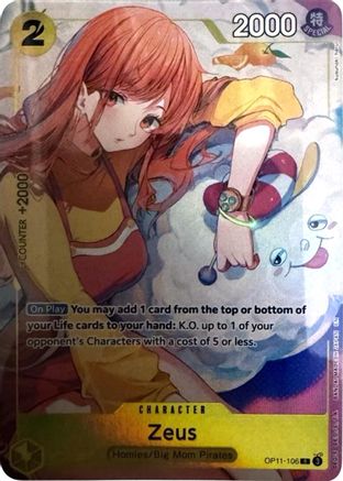 Zeus (Official Playmat -Bandai Card Games Fest 24-25 Edition-) (OP11-106) - Rare
