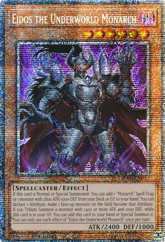 Eidos the Underworld Monarch (Starlight Rare) (DUAD-EN017) - Starlight Rare