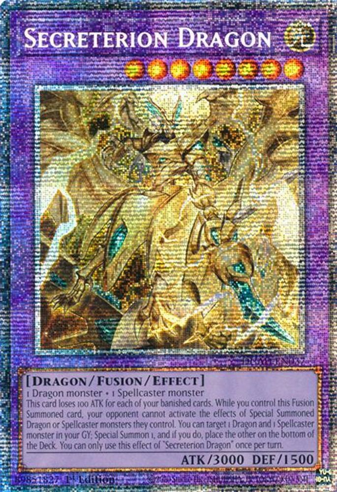 Secreterion Dragon (Starlight Rare) (DUAD-EN037) - Starlight Rare
