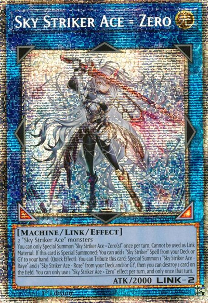 Sky Striker Ace = Zero (Starlight Rare) (DUAD-EN049) - Starlight Rare