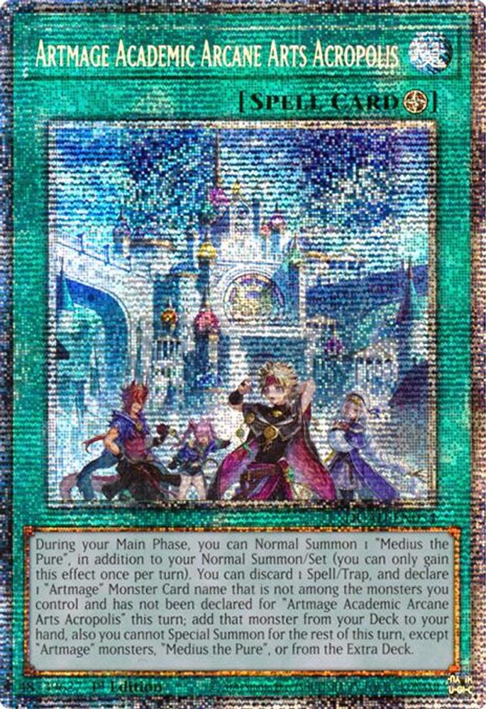 Artmage Academic Arcane Arts Acropolis (Starlight Rare) (DUAD-EN054) - Starlight Rare