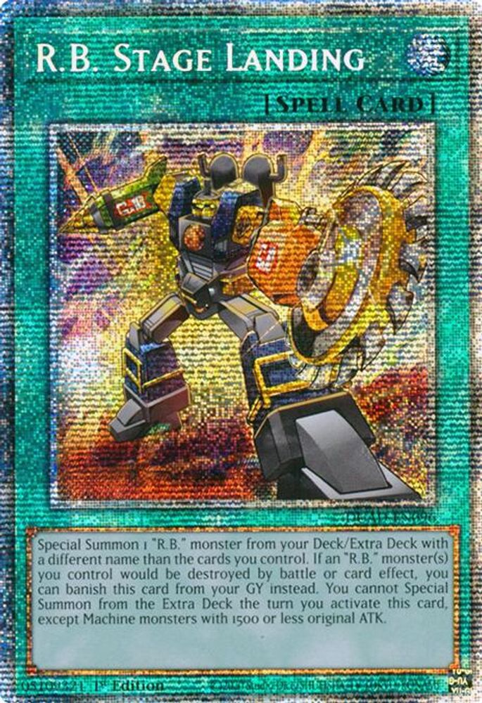 R.B. Stage Landing (Starlight Rare) (DUAD-EN096) - Starlight Rare