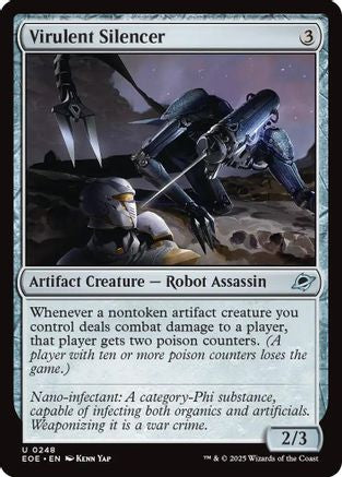 Virulent Silencer (EOE-248) - Edge of Eternities Foil