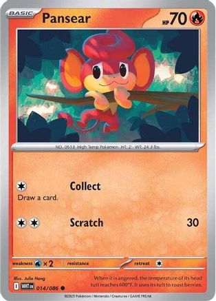 Pansear 014  - Reverse Holofoil - Common