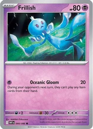 Frillish 044  - Reverse Holofoil - Common