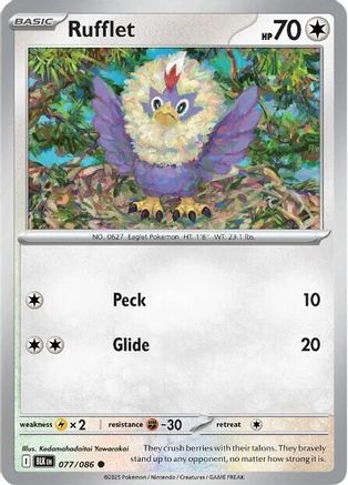 Rufflet 077  - Reverse Holofoil - Common