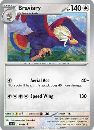 Braviary 078  - Uncommon