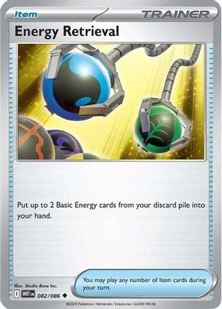Energy Retrieval 082  - Reverse Holofoil - Uncommon