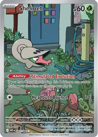 Shelmet 093/086  - Holofoil - Illustration Rare