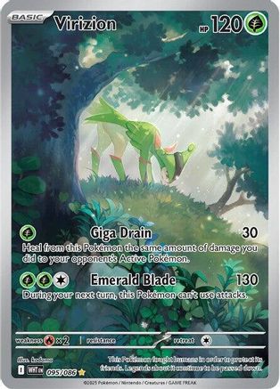 Virizion 095/086  - Holofoil - Illustration Rare