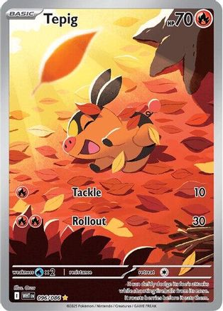 Tepig 096/086  - Holofoil - Illustration Rare