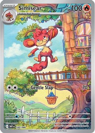 Simisear 100/086  - Holofoil - Illustration Rare