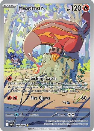 Heatmor 104/086  - Holofoil - Illustration Rare