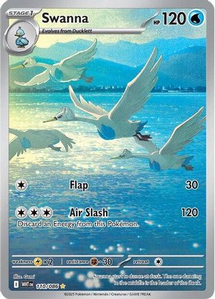 Swanna 110/086  - Holofoil - Illustration Rare