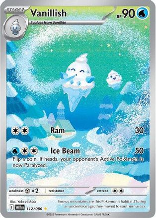 Vanillish 112/086  - Holofoil - Illustration Rare
