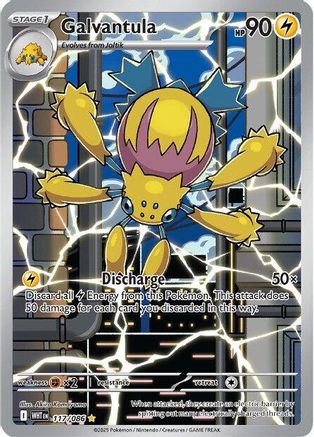 Galvantula 117/086  - Holofoil - Illustration Rare