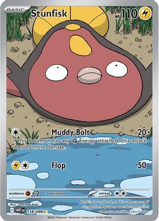 Stunfisk 118/086  - Holofoil - Illustration Rare