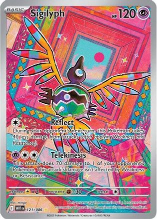 Sigilyph 121/086  - Holofoil - Illustration Rare
