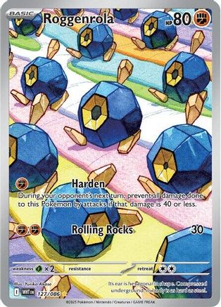 Roggenrola 127/086  - Holofoil - Illustration Rare