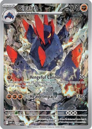 Gigalith 129/086  - Holofoil - Illustration Rare