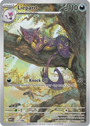 Liepard 137/086  - Holofoil - Illustration Rare