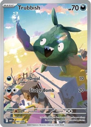 Trubbish 140/086  - Holofoil - Illustration Rare