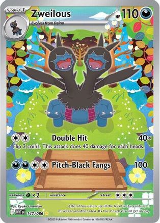Zweilous 147/086  - Holofoil - Illustration Rare