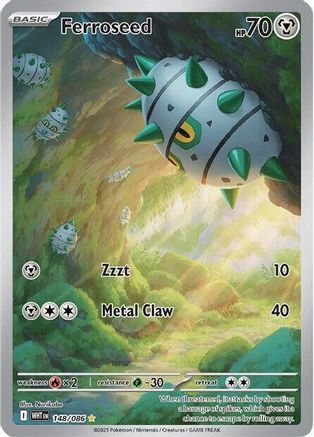 Ferroseed 148/086  - Holofoil - Illustration Rare