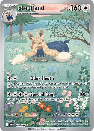 Stoutland 156/086  - Holofoil - Illustration Rare