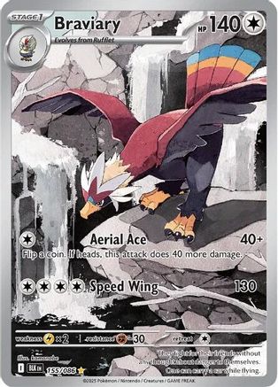 Braviary 155/086  - Holofoil - Illustration Rare