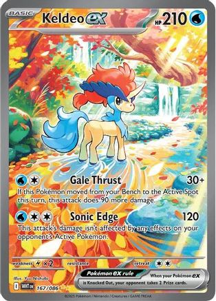 Keldeo ex 167/086  - Holofoil - Special Illustration Rare