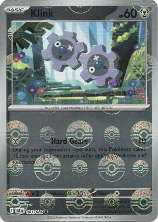 Klink (Poke Ball Pattern) 061  - Holofoil - Common