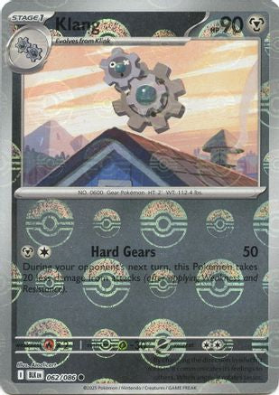 Klang (Poke Ball Pattern) 062  - Holofoil - Common