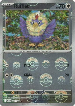 Rufflet (Poke Ball Pattern) 077  - Holofoil - Common